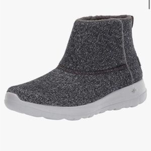 Skechers On- The-go Joy, Women's Classic Boots Charcoal Grey Wool Size 9.5